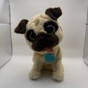 FurReal Friends JJ My Jumpin' Pug Interactive Plush Pet Hasbro B0449 Tan Brown